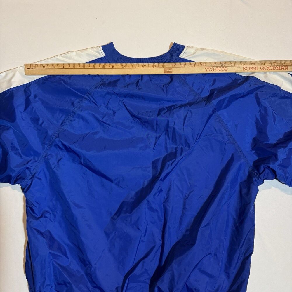 Adidas Golf Pullover Men's Large Blue & White 3 Stripes , Long Sleeved Sporty - Picture 6 of 7